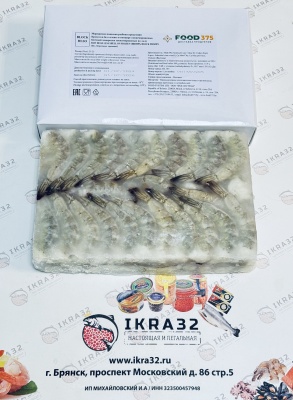 Креветки тигровые с/м б/г 21/25 блок лед 1,8 кг