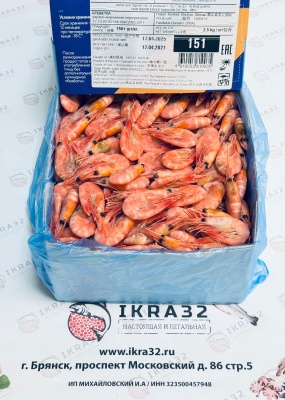 КРЕВЕТКА ДИКАЯ СЕВЕРНАЯ, 150+ В/М