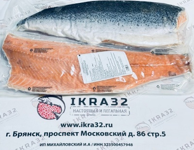 Семга филе пласт трим Д  С\М вес 1,8 - 2,3 кг
