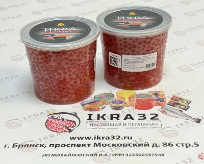 ИКРА ГОРБУШИ «КАМАТСКИЙ МЕДВЕДЬ», 500 гр